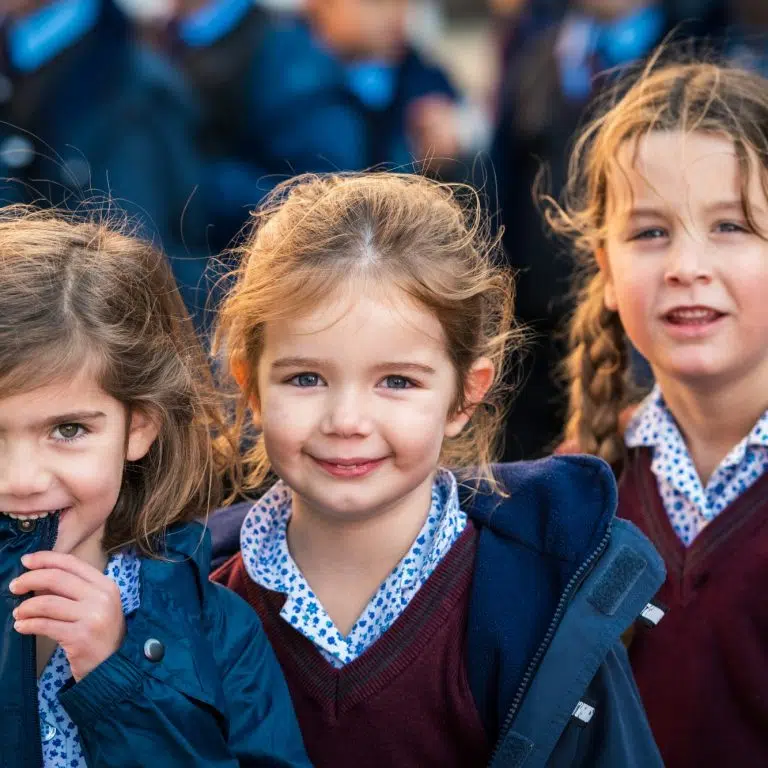 Smiling girls