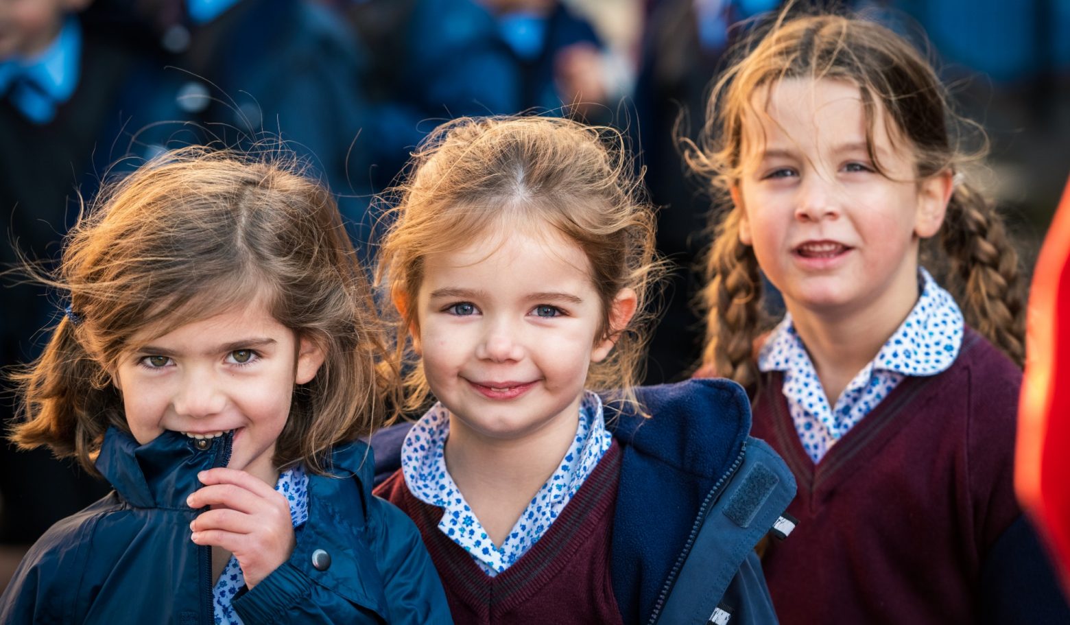 Smiling girls