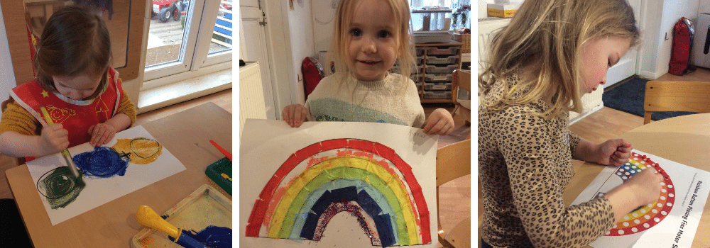 rainbow paintings