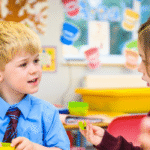 2 students chatting